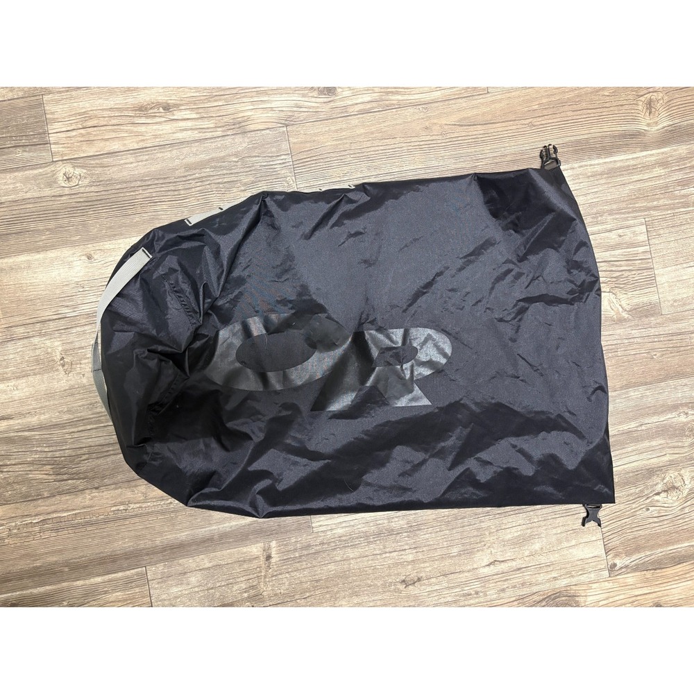 Outdoor Research 55L Durable Dry Sack Waterproof Roll Top Bag Camping Gear Black